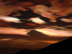 clouds in Antarctica