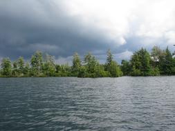 Star Lake and forest