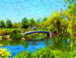 Art lake forest drawing