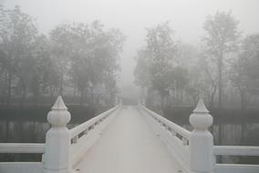 Meditation Lake Buddhist bridge