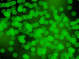 xmas lights focus green drawing