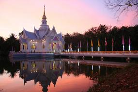 Meditation Lake Buddhist temple
