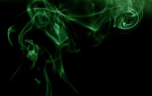 smoke fire cigarette green