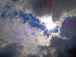 ravishing Clouds Sun Sky