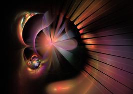 Beautiful and colorful pattern with lights