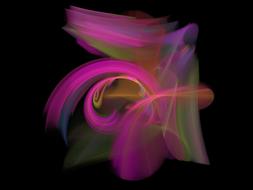 fractal design, artwork decoration as a pink drawing