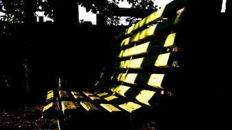 Bench Park Seat sun