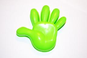 plastic green palm