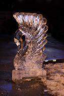 ice swan sculpture