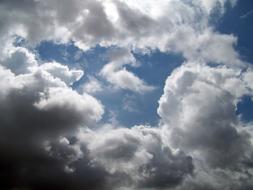 Clouds Blue and white