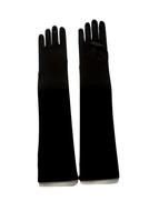 pair of long Black Gloves