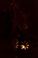 Candle Christmas Decoration orange