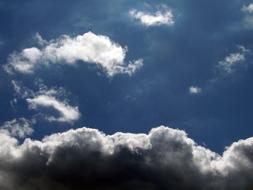 impressively beautiful Blue Sky with clouds