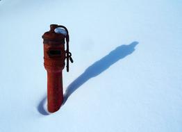 hydrant in snow