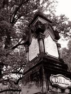 Tombstone Old black and white