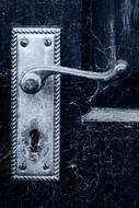 cobwebs on the door handle