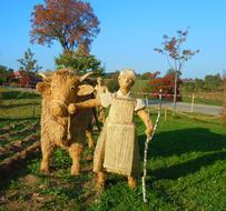 Agriculture Straw Statue