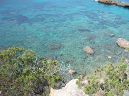 view of Sea bay from rock