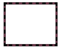 border frame checkered drawing