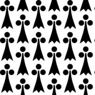 flag duchy of brittany drawing