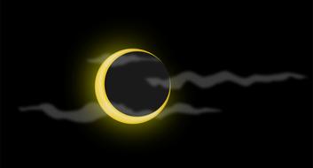 wallpaper with lunar eclipse