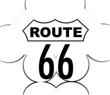 route 66 highway drawing