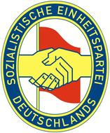 clipart of red flag hands logo