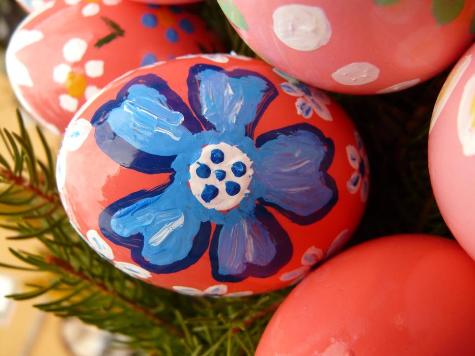 painted egg pattern