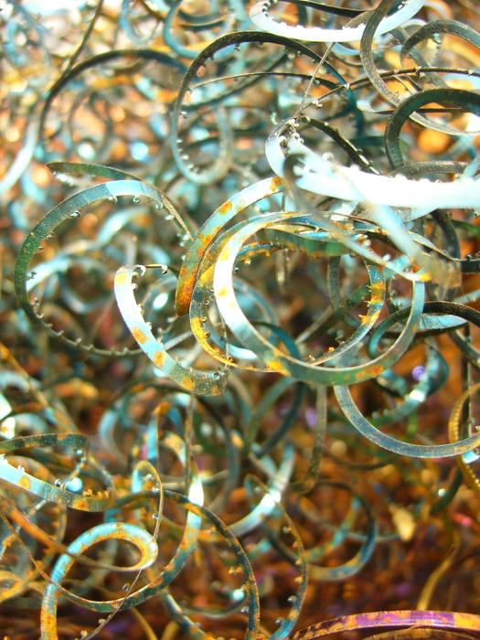 pile of colorful Metal Chips