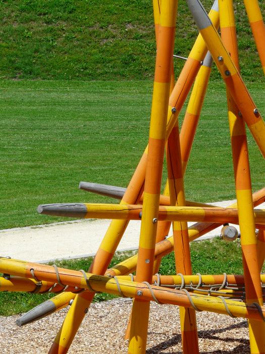 bamboo playground