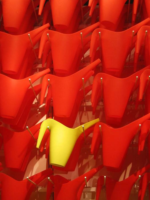 Yellow and Red Cans