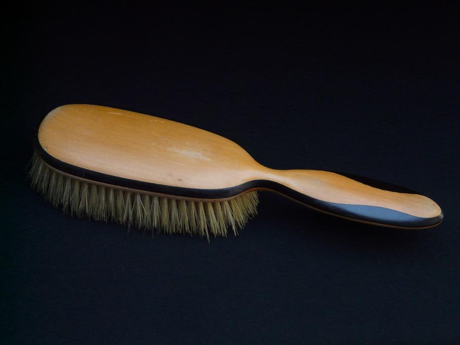 isolated clothes brush