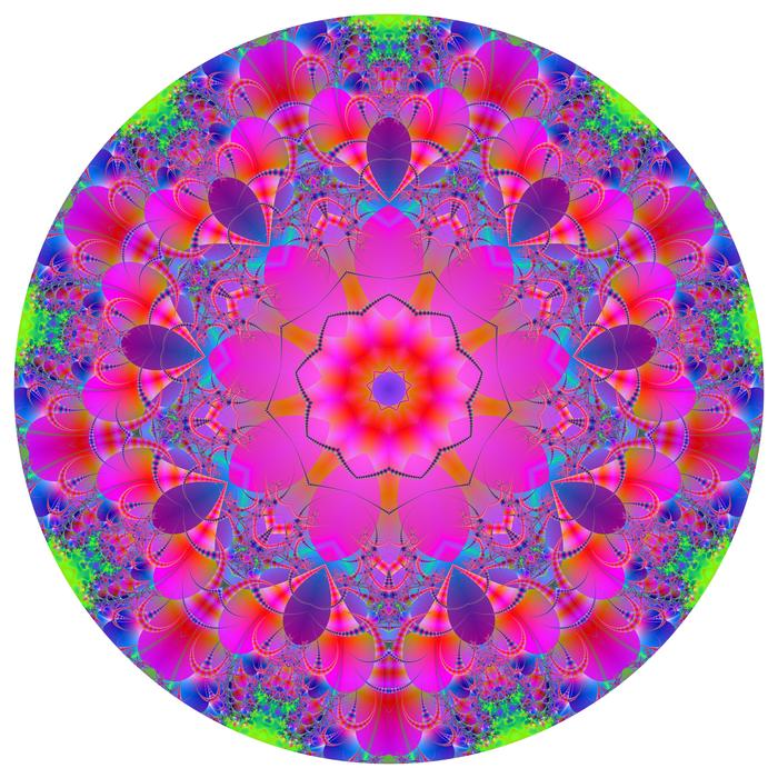round mandala pattern