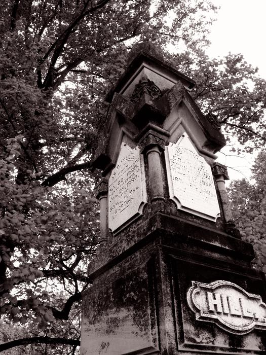 Tombstone Old black and white