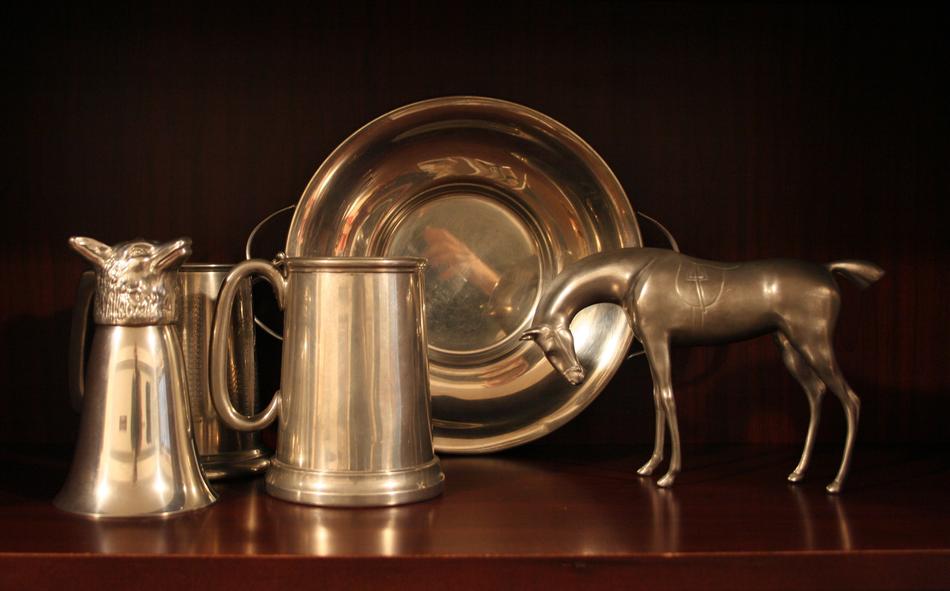 Pewter and Horse Metal