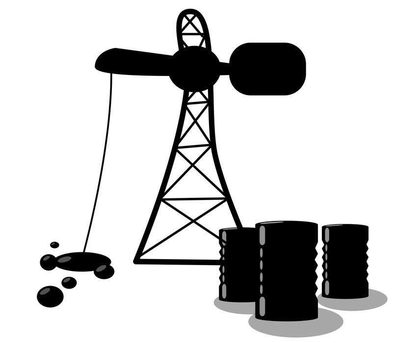 oil drill rig petroleum drawing