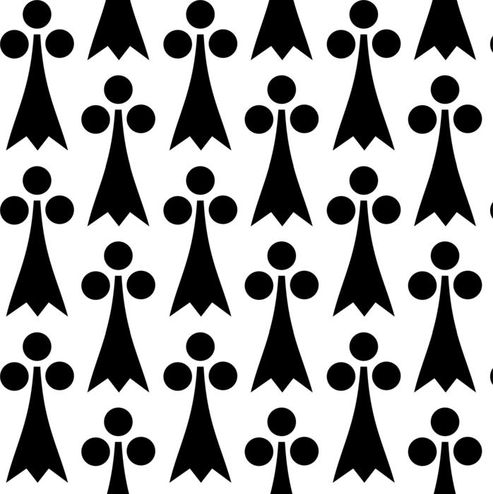flag duchy of brittany drawing