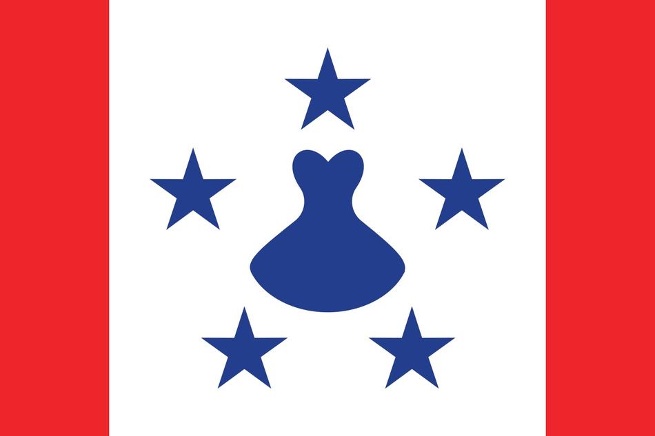 Flag of the Austral Islands, drawing