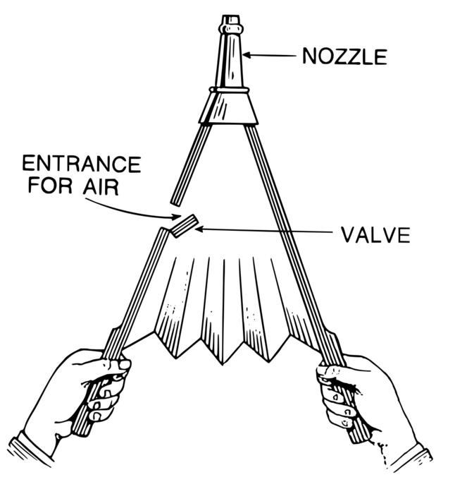 air pump for fireplace drawing