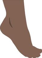 feet person drawing