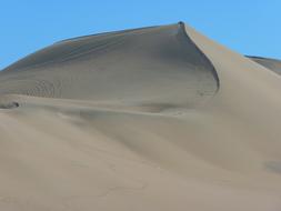 sand dunes in Nazca, Peru