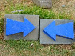 blue ston arrows