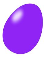 purple egg easter celebration drawing
