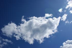 Sky Cloud Blue and white