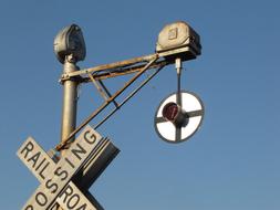 Old Railroad Crossing sign