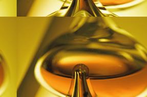 Modern Yellow futuristic drip