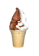 Soft Ice Cream brown white