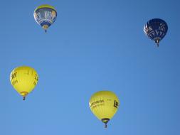 Sky Hot Air Balloon Flying blue sky