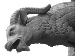 Gargoyle, Billy Goat, sculpture