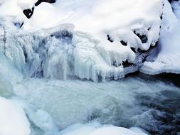 Winter Ice Creek snow